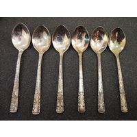 Чайные ложки Nova, мельхиор. Таллин, СССР