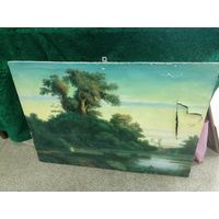 Живопись маслом на холсте, в реставрацию