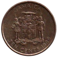 Ямайка. /Королевство Содружества Наций/. 10 центов 1996. Пол Богл (дьякон и национальный герой).