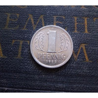 1 пфенниг 1988 (A) Германия ГДР #15 AU