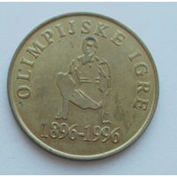 Словения 5 толар 1996 год 100 лет современным Олимпийским Играм