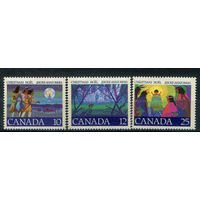 Канада - 1977г. - Рождество - 3 марки - полная серия, MLH, MNH [Mi 669-671]. #3-WB-84-KS-4