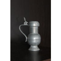 Оловянный, декоративный, миниатюрный кувшин.