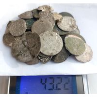 Монеты лом: серебро, билон, фальшаки.