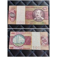 Распродажа с 1 рубля!!! Бразилия 100 крузеиро. 1974-1981 г. (P-195Aa(2)) аUNC