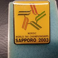 Значок SAPPORO 2003г. Редкий.   РАСПРОДАЖА КОЛЛЕКЦИИ.