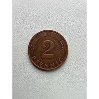 2 пфеннига 1991G