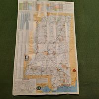 Официальная карта штата Мисисипи США, 2000г.