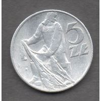 Польша. 5 злотых 1974