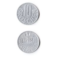 10 грошей Австрия 1955 года