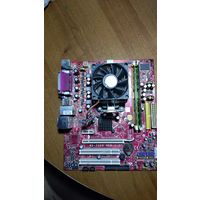 Материнская плата MSI K9N6PGM2-V. с процессором 6000 и память 1+1