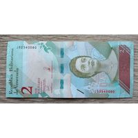 Werty71 Венесуэла 2 боливара 2018 UNC банкнота