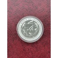 10 рублей "Чемпионат мира по лыжным видам спорта 2017 . Лахти"; "Чэмпіянат свету па лыжных відах спорту 2017. Лахці" 2017 год