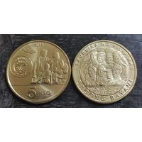 Филиппины 5 песо 2014 Филиппинские работники за рубежом