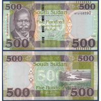 Южный Судан, 500 фунтов 2024 г., P-W20 (BT, "South Sudan Pounds"), UNC