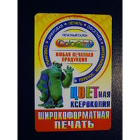 Календарик 2007 г.  Цветная ксерокопия.