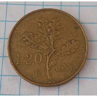 20 лир 1958 Италия