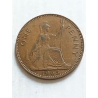 Великобритания 1 пенни 1965