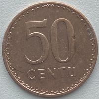 Литва 50 центов 1991 г.