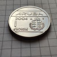 Аруба 1 флорин Нидерланды 2004 год .