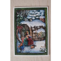 Сьюзан Вилер, Susan Wheeler; Зайчики; чистая (зима, Новый год).