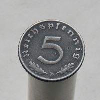 Германия 5 пфеннигов 1947 D Союзная оккупация