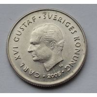 Швеция, 1 крона 2005 г.