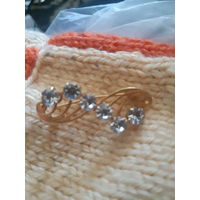 Брошь СССР позолота