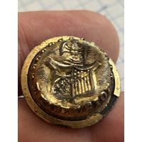 Позолоченая офицерская пуговица армии США. EXCELSIOP. ПМВ??