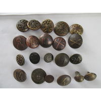 КОЛЛЕКЦИЯ ПУГОВИЦ ЦАРСКИЕ,ФРАНЦУЗЫ И ДР.