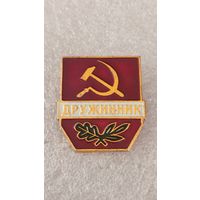 Значек знак Дружинник,200 лотов с 1 рубля!!!