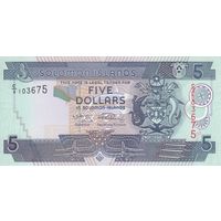 Соломоновы Острова 5 долларов 2009 (UNC)