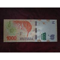 1000 песо Аргентина 2017 г.
