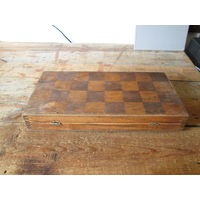 Шахматная доска ,старая,ссср,.Дерево начало 50-х