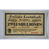 1923 год 2 000 000 марок Германия
