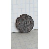 С 1 РУБЛЯ ! МОНЕТА МЕДЬ СРЕДНЕВЕКОВЬЕ 1650 ГОД