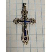 С 1 РУБЛЯ! КРЕСТИК СЕРЕБРО 800 ПК
