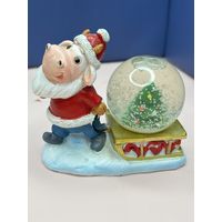 Новогодний снежный шар