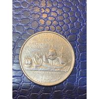 Сша 25 центов 2000 г Штат Вирджиния P