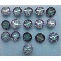 Значки. Самолеты. Авиация. Воздушный флот.