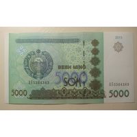 Узбекистан. 5000 сум 2013 года, серия AG