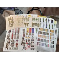 Военная форма и знаки различия. Артиллеристы и общевойсковые.