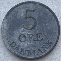 Дания 5 эре 1958 г.
