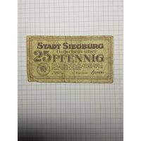 25 пфенигов (нотгельды) г. Германия.-2012