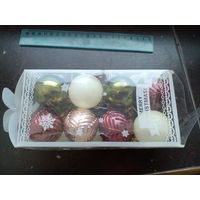 Набор 16 шариков новогодних на елку, НОВЫЙ