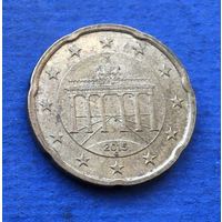 Германия 20 евроцентов 2015 G
