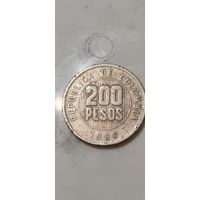 Колумбия 200 песос 1996