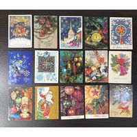 Открытки С Новым годом СССР 1970–1980-е годы цена за все