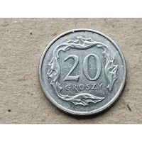 Польша 20 грошей, 2017г. (U-обм)