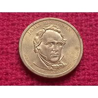 США 1 доллар Джеймс Бьюкенен 2010 г. P